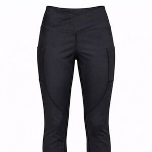 Curves N Combatboots Black Leggings - Size Small